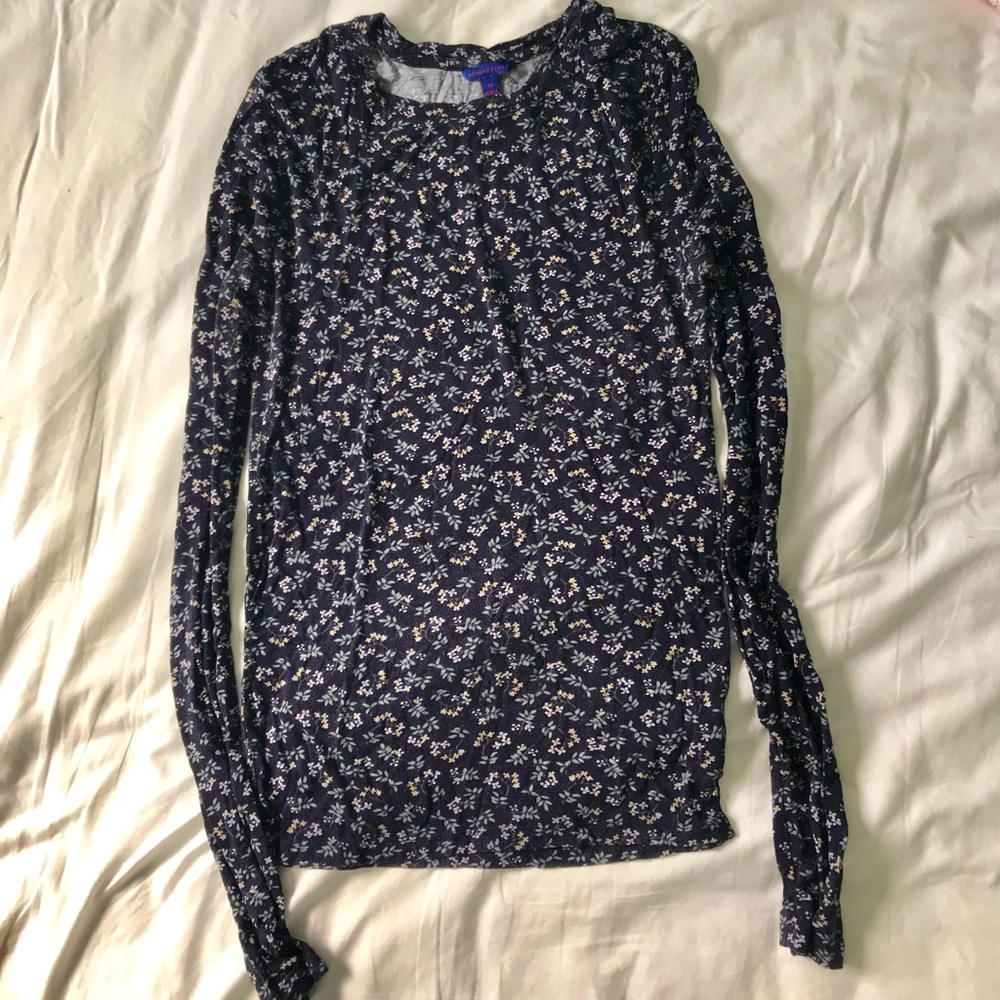 Floral long sleeve tee